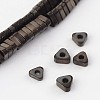 Electroplated Non-magnetic Synthetic Hematite Triangle Bead Strands G-F234-04C-1