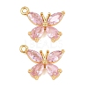 Brass Pave Cubic Zirconia Pendants CU-CBA7392-11G-02-1