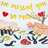 2 Sets 2 Colors Glitter Paper Flags AJEW-CP0005-85-4