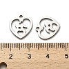Valentine's Day 316 Surgical Stainless Steel Charms STAS-H190-15P-01-3