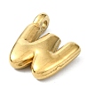Ion Plating(IP) 304 Stainless Steel Pendants STAS-U033-02G-W-2