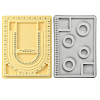 2Pcs 2 Styles Plastic Rectangle Bead Design Boards TOOL-YW0001-85-1