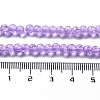 Spray Painted Crackle Glass Beads Strands CCG-Q002-4mm-04-3