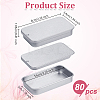 80Pcs Slide Top Tinplate Trinket Storage Boxes CON-WA0001-03-2