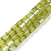 Electroplate Transparent Glass Beads Strands Pearl Luster Plated EGLA-H106-01A-PL05-1