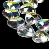 Electroplate Glass Beads Strands X-EGLA-B008-01A-AB02-3