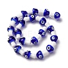Handmade Evil Eye Lampwork Beads Strands LAMP-S069-01E-4