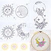 A4 Non-woven Fabrics Water-soluble Embroidery Aid Drawing Sketch DIY-WH0541-001-1