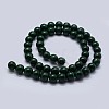 Natural Malachite Beads Strands G-F571-27A2-8mm-2