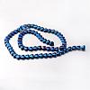 Electroplate Non-magnetic Synthetic Hematite Bead Strands G-F300-22A-05-2