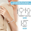 20Pcs 925 Sterling Silver Spring Ring Clasps STER-BBC0001-48-2