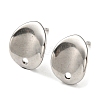 Non-Tarnish 304 Stainless Steel Earring Findings STAS-E197-04P-1