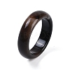 Dyed & Heated Natural Striped Agate/Banded Agate Finger Rings for Women RJEW-Z075-02Y-2