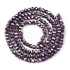 Electroplate Glass Beads Strands EGLA-A044-P2mm-B11-3