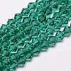 Imitate Austrian Crystal Bicone Glass Beads Strands X1-GLAA-F029-4x4mm-10-1