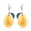Acrylic & Alloy Dangle Earrings WGEBD91-03-1