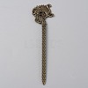 Alloy Dragon Hair Sticks MRMJ-WH0077-102A-AB-1