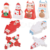 BENECREAT 24Pcs 4 Styles Christmas Folding Gift Boxes CON-BC0007-09-1