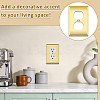 ABS Plastic Receptacle Outlet Wall Plate AJEW-WH0410-464A-01-5