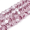 Baking Paint Glass Beads Strands DGLA-N015-4mm-05-1