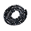 Electroplate Glass Beads Strands EGLA-A034-P4mm-A29-3