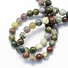 Round Natural Indian Agate Beads Strands X-G-S122-4mm-2