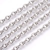 Tarnish Resistant 304 Stainless Steel Cable Chains CHS-L017-09C-1