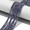 Natural Sapphire Beads Strands G-F509-18A-2mm-2