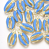 Alloy Enamel Pendants PALLOY-T065-27A-1