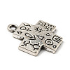 Tibetan Style Alloy Pendants PALLOY-P293-162-3