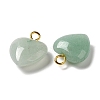 Natural Green Aventurine Pendants G-E603-01G-07-2