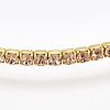 Brass Claw Chain Stretch Bracelets X-BJEW-T010-02G-05-3