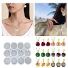 Flat Round Keychain DIY Silicone Pendant Molds SIMO-D004-01-1