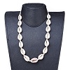 Adjustable Cowrie Shell Beaded Necklace and Bracelets Jewelry Sets SJEW-JS01019-04-5