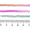 Transparent Painted Glass Beads Strands X-DGLA-A034-T2mm-A03-3