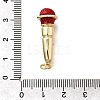 Brass Enamel Pendants X1-KK-Z125-14G-04-3