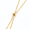 304 Stainless Steel Cable Chain Necklace Making AJEW-JB00778-02-2