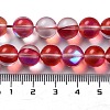 Synthetic Moonstone Beads Strands G-P528-J03-25-4