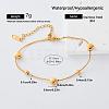 304 Stainless Steel Link Bracelets for Women RB2528-6-1