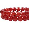 Natural Carnelian Bead Strands G-PH0028-8mm-15-4