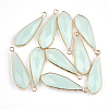 Natural Gemstone Pendants X-G-S344-21A-1