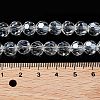 Electroplate Transparent Glass Beads Strands LS-EGLA-A035-T8mm-A19-4