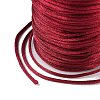Nylon Satin Rattail Cords NWIR-R033-1.5mm-192-2