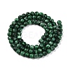 Dyed Natural White Jade Beads Strands G-T140-4mm-B08-3