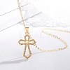 Brass Pendant Necklaces for Men NJEW-BB62425-A-3