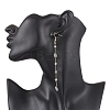 Handmade Natural Labradorite Beaded Chains Earring & Necklaces Sets SJEW-JS01342-03-8