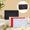 4Pcs 4 Colors Wool Felt Envelope Purse Insert Organizer FIND-WR0006-71C-4