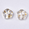 Spray Painted Glass Beads DGLA-R052-002-B01-3