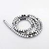 Electroplate Non-magnetic Synthetic Hematite Beads Strands G-J212B-02-2