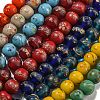 Handmade Lampwork Beads Strands BLOW-D006-07-1